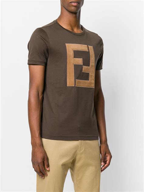 cheap fendi men t shirt|fendi t shirt original.